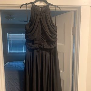 Black, Floor Length Bridesmaid/Formal Dress